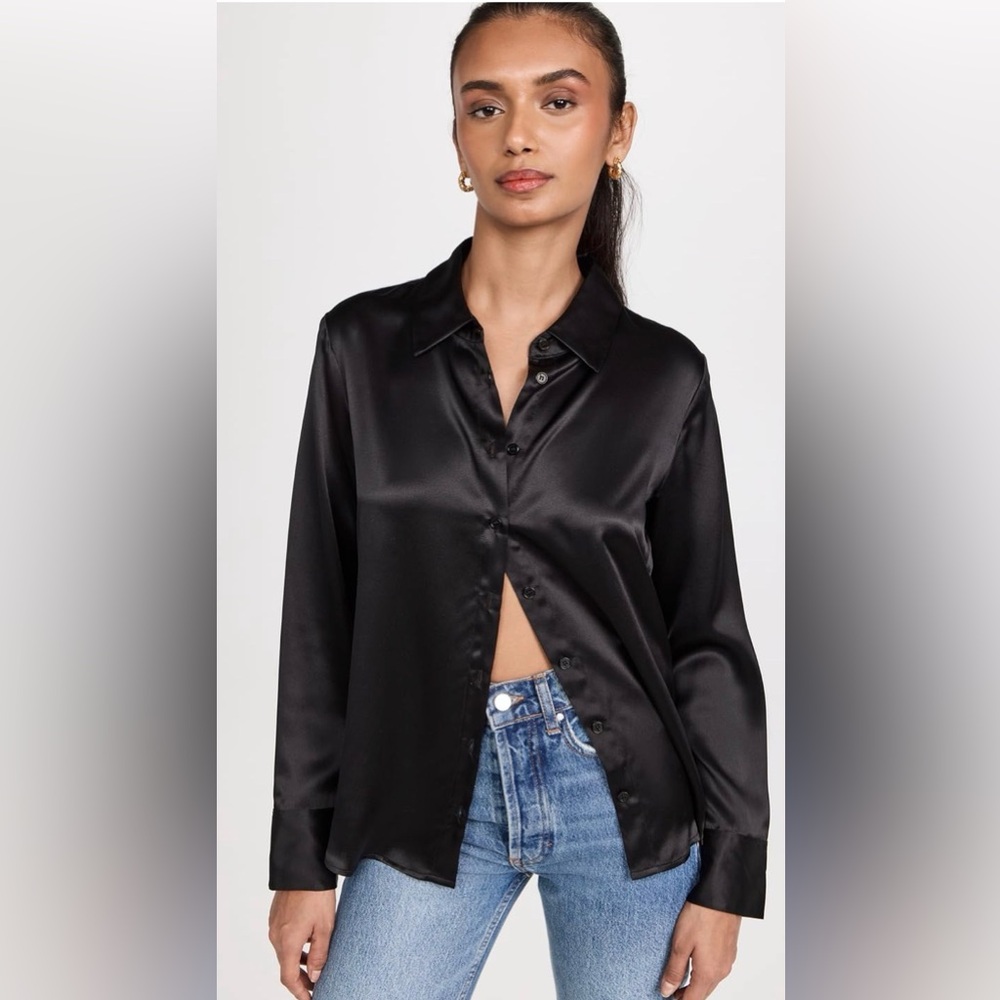 Reformation Sky Silk Top